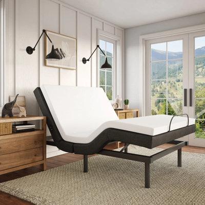 Wayfair Sleep™ 15" Massaging Zero Gravity Adjustable Bed w/ Wireless Remote, Metal | 15 H x 75 W x 80 D in FF3D2CBE3AF04F2F8E3F058B52197633