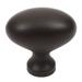 Century Hardware Hand Painted Plymouth 1 5/16" Length Oval Knob Metal in Brown | 1.33 H x 1.28 W x 1.28 D in | Wayfair 13117-10B