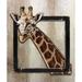 Bungalow Rose Giraffe Wall Décor, Wood in Brown | 20 H x 20 W x 2 D in | Wayfair 1CE0849245F742FD88383A00CE699EDF