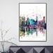 Curioos 'New York' - Picture Frame Graphic Art Print on Paper in Blue/White | 28 H x 20 W x 2 D in | Wayfair M_PR00269870_FAB