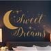 Decal House Sweet Dreams Quote Nursery Wall Decal Vinyl in Orange | 22 H x 33 W in | Wayfair s65cream