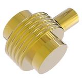 Allied Brass 1 1/2" Novelty Knob Metal in Yellow | 1.5 H x 1.5 W x 1.5 D in | Wayfair 102G-PB