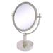 Allied Brass Vanity Top Modern & Contemporary Magnifying Make-Up Mirror Metal in Gray | 3X | Wayfair DM-4G/3X-SN