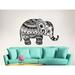 Decal House Elephant Wall Decal Vinyl in Brown | 22 H x 32 W in | Wayfair zx96LightBrown