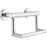 Delta Bath Safety Wall Mounted Toilet Paper Holder Metal in Gray | 4.75 H x 8 W x 4.56 D in | Wayfair 41550