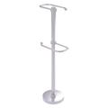 Allied Brass Free Standing 2 Roll Toilet Tissue Stand Metal in Gray | 26 H in | Wayfair TS-26D-SCH