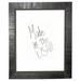 Darby Home Co Wall Mounted Dry Erase Board Wood in Black/Brown/White | 53 H x 101 W x 1.25 D in | Wayfair DRBC5395 32554375