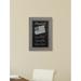 Darby Home Co Wall Mounted Chalkboard Manufactured Wood in Black | 35 H x 17 W x 0.75 D in | Wayfair DRBC8981 33966953