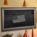 Lark Manor™ Chalkboard Manufactured Wood in Black/Brown | 48 H x 78 W x 1 D in | Wayfair DRBC8956 33966236