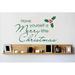 Design W/ Vinyl Have Yourself a Merry Little Christmas Wall Decal Vinyl in Green | 22 H x 30 W in | Wayfair OMGA15980