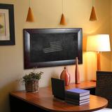 Darby Home Co Wall Mounted Chalkboard Manufactured Wood in Black/Brown | 41.75 H x 29.75 W x 1 D in | Wayfair DRBC8962 33966285