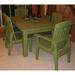 Darby Home Co Milford Dining Table Wood in Green | 29.25 H x 69 W x 42 D in | Outdoor Dining | Wayfair DRBC3764 31946398