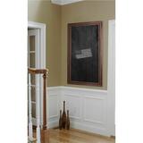 Darby Home Co Country Pine Wall Mounted Chalkboard Wood/Manufactured Wood in Black/Brown | 76 H x 22 W x 0.75 D in | Wayfair DRBC5392 32554201