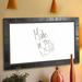 Darby Home Co Wall Mounted Dry Erase Board Wood in Black/Brown/White | 41 H x 17 W x 1.25 D in | Wayfair DRBC5395 32554328