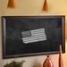 Darby Home Co Wall Mounted Chalkboard Wood/Manufactured Wood in Gray | 46 H x 16 W x 1 D in | Wayfair DRBC8953 33966069