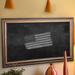 Darby Home Co Wall Mounted Chalkboard Manufactured Wood in Brown | 54 H x 102 W x 1 D in | Wayfair DRBC8955 33966188