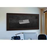 Darby Home Co Wall Mounted Chalkboard Wood in White | 42 H x 36 W x 0.75 D in | Wayfair DRBC8978 33966893