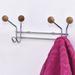 Evideco Wall Mounted Coat Rack 6 Hooks Chrome for Towel Hat Entryway Metal in Gray | 4.72 H x 12.8 W x 2.75 D in | Wayfair 963798