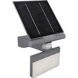 Pacific Accents Gray Solar Powered Integrated LED Flood Light Plastic | 4 H x 9 W x 7 D in | Wayfair SOL-WTT-1009