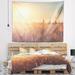 East Urban Home Polyester Rural Land Under Shining Sun Tapestry w/ Hanging Accessories Included Metal in Brown/White | 32 H x 39 W in | Wayfair