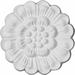 Ekena Millwork Artis 3.75" H x 3.75" W x 0.38" D Rosette Urethane | 3.75 H x 3.75 W x 0.375 D in | Wayfair ROS04X04AR