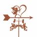 EZ Vane Inc Cupid Weathervane Metal/Steel in Brown/Gray | 28 H x 21 W x 9 D in | Wayfair Cupid Weathervane - Roof Mount