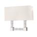 Everly Quinn Montauk 1 - Light Candle Wall Light Fabric in Gray | 12 H x 13 W x 4 D in | Wayfair EYQN3318 40302265