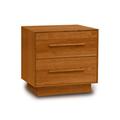 Copeland Furniture Moduluxe 2 Drawer Nightstand Wood in Red | 25.88 H x 26.88 W x 18 D in | Wayfair 2-MOD-22-23