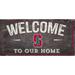 Fan Creations NCAA Welcome Wall Décor Wood in Brown | 0.25 H x 6 W in | Wayfair C0654-Stanford