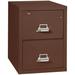 FireKing Fireproof 2-Drawer Vertical File Cabinet Metal/Steel in Brown | 27.75 H x 17.75 W x 31.5625 D in | Wayfair 2-1831-C (brown) (w/ 3002 Lock)