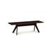 Copeland Furniture Audrey Wood Bench Wood in Red/Black/Brown | 17.5 H x 60 W x 17.75 D in | Wayfair 8-AUD-06-53