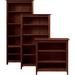 Copeland Furniture Sarah 34" W Solid Wood Standard Bookcase Plastic in Red | 56.25 H x 34 W x 16 D in | Wayfair 4-SAR-21-33