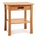 Copeland Furniture Berkeley 1 Drawer Nightstand Wood in Red | 25.5 H x 21.75 W x 20 D in | Wayfair 2-BER-11-03