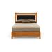 Copeland Furniture Monterey Storage Platform Bed Wood and /Upholstered/Microfiber/Microsuede in Black | 52 H x 80.25 W x 84 D in | Wayfair