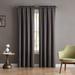 Winston Porter Colvert Tailored Solid Semi-Sheer Rod Pocket Single Curtain Panel Polyester in Gray | 96 H in | Wayfair