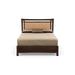 Copeland Furniture Monterey Storage Platform Bed Wood and /Upholstered/Microfiber/Microsuede in Brown | 52 H x 64.25 W x 84 D in | Wayfair