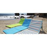 Arlmont & Co. Erik Mat Folding Beach Chair Metal in Blue | 2.75 H x 21.25 W x 21.25 D in | Wayfair 2F31F5B2B16A41479555FCD47FC17FCF