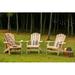 Millwood Pines Stebbins Solid Wood Adirondack Chair Wood in Brown/Gray | 34.3 H x 30.3 W x 35 D in | Wayfair EE0614C810C8420485401F654092B24A