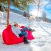 Fatboy Buggle-Up Large Outdoor Friendly Bean Bag Chair & Lounger Sunbrella®/Performance /Fade Resistant/Stain Resistant in Red | Wayfair OUT-RED