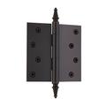 Grandeur 4" Steeple Tip Residential Hinge w/ Square Corners | 4 H x 4 W x 0.087 D in | Wayfair 814557