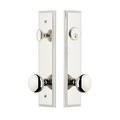 Grandeur Carré Tall Plate Complete Entry Set w/ Single Cylinder Deadbolot and Fifth Avenue Knob in Gray | 11 H x 2.5 W x 2.25 D in | Wayfair 840157