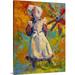 August Grove® Country Girl by Anke Painting Print on Wrapped Canvas Canvas, Solid Wood in Brown | 48 H x 38 W in | Wayfair