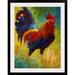 August Grove® Hot Shot Rooster by Anke Framed Painting Print Paper | 31 H x 25 W x 1 D in | Wayfair 6EB492995F92482BAD6AF8D4ED518843