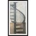 Winston Porter 'Spiral Staircase' by Josep Cisquella Photographic Print Metal in Black | 56 H x 32 W x 1 D in | Wayfair