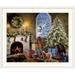 The Holiday Aisle® 'Christmas Art Not A Creature Was Stirring by Nicky Boehme Painting Print Metal in Brown | 32 H x 38 W x 1 D in | Wayfair