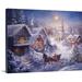 The Holiday Aisle® Christmas Art In a One Horse Open Sleigh by Nicky Boehme - Print | 11 H x 14 W in | Wayfair 6DEC6A9188694B0F9B61CCDA488B26BA