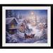The Holiday Aisle® Christmas Art In a One Horse Open Sleigh by Nicky Boehme - Print Metal | 27 H x 32 W x 1 D in | Wayfair