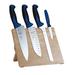 Mercer Cutlery 5 Piece Knife Set High Carbon Stainless Steel in Blue | 8.5 H x 9.5 W x 0.75 D in | Wayfair M21980BL