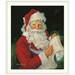 The Holiday Aisle® Thuc 'Checking His List' by Susan Comish Painting Print Metal | 32 H x 28 W x 1 D in | Wayfair 9DC630EEAA2C409F95B5550C4634383F