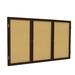 Ghent Wall Mounted Enclosed Bulletin Board Cork/Metal in Brown | 36 H x 2.25 D in | Wayfair PB33672K